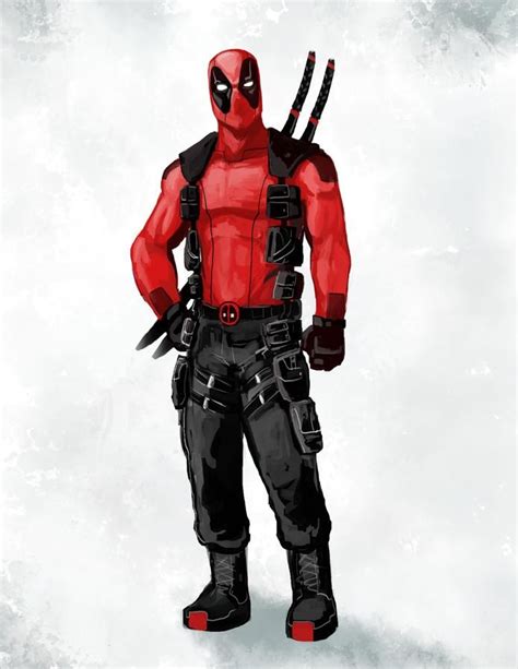 Deadpool Redesign By Xashe On Deviantart Deadpool Marvel Comics Art Marvel Deadpool