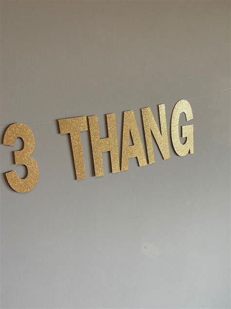 Ain T Nothing But A Thang Banner Threenager Hip Hop Etsy