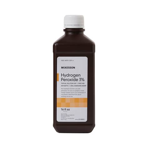 Hydrogen Peroxide 3% 16oz. Bottle