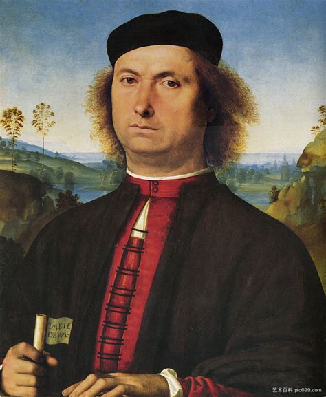 弗朗切斯科德尔歌剧院的肖像 Portrait of Francesco delle Opere 1494 彼得罗贝鲁吉诺 艺术百科