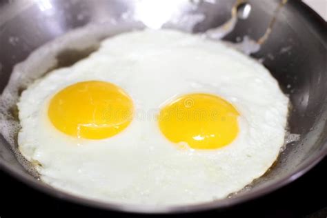 Two Eggs Sunny Side Up Stock Image Image Of Bread Sunny 13057131