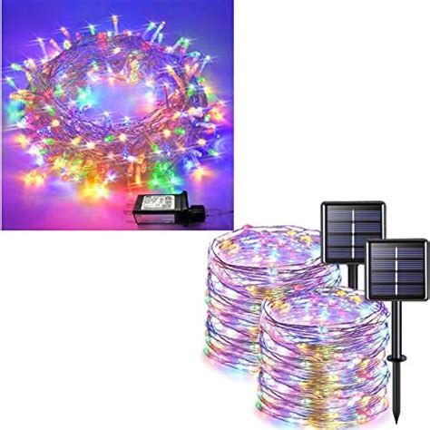 Amazon Jmexsuss Pack Led Multicolor Solar Fairy Lights