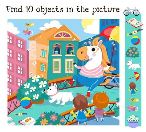 Preschool Learning Activities Hidden Objects Find Objects Cognitive