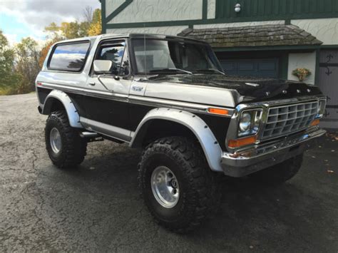 Seller Of Classic Cars 1978 Ford Bronco Blackblack