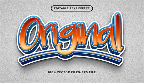 Efecto De Texto Moderno Estilo Graffiti D Premium Vecto Vector Premium