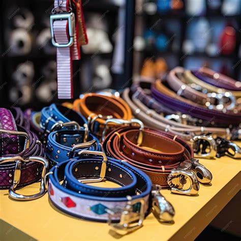 Premium Ai Image Leather Belts On Display In A Shop Window