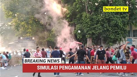 Cegah Kerusuhan Pemilu Polres Probolinggo Kota Gelar Simulasi