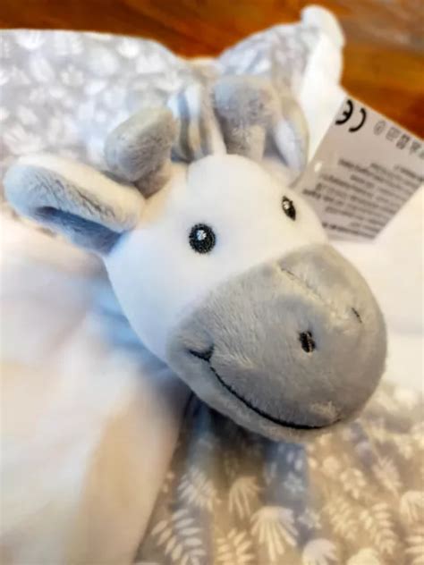 Doudou T Te Z Bre Gris Claire T Blanc Carr De Sur Cm Eur