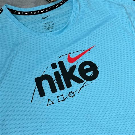 Camiseta Nike Dri Fit Miler D Y E Azul Jnoriginalshop