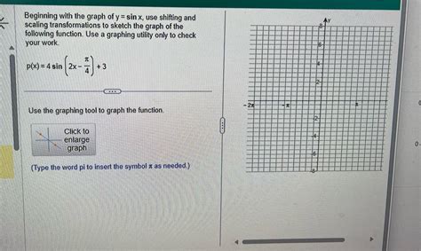 Answered Beginning With The Graph Of Y Sin X  Bartleby