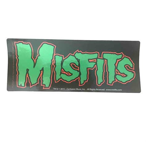 Misfits Green Logo Sticker – DARKSTAR SHOP