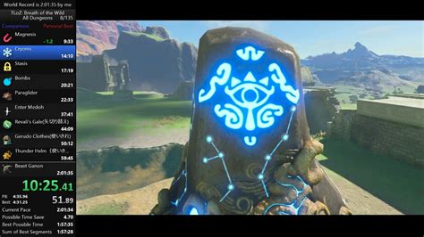 Breath Of The Wild All Dungeons Speedrun In 20019 Youtube