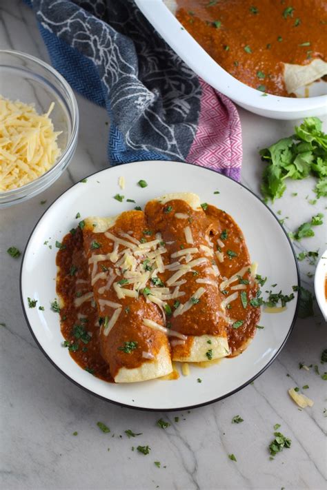 Easy Chicken Mole Enchiladas Enmoladas With Rotisserie Chicken