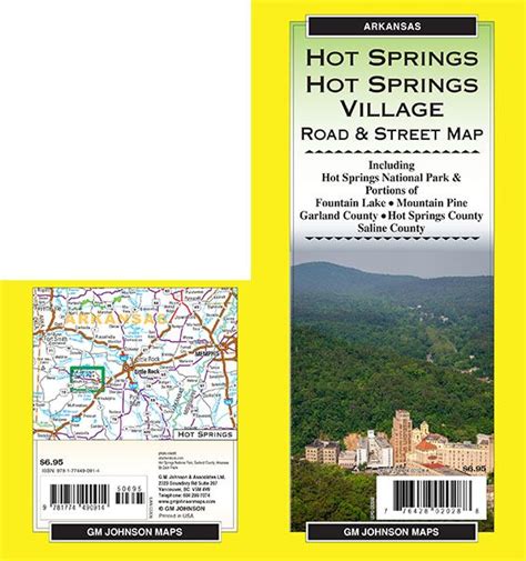 Hot Springs, Arkansas Street Map - GM Johnson Maps