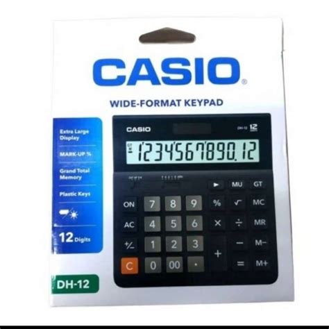 Jual Casio Dh Kalkulator Meja Digit Kalkulator Desktop Kantor Dh