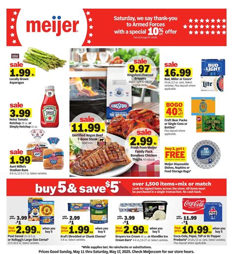 Weekly - Meijer Weekly Ad May 11th – May 17th 2025 . https