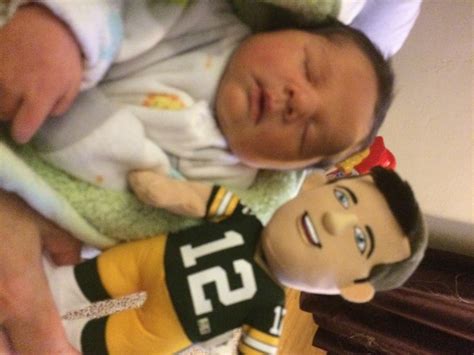 Baby with broken collarbone named after injured quarterback Aaron Rodgers