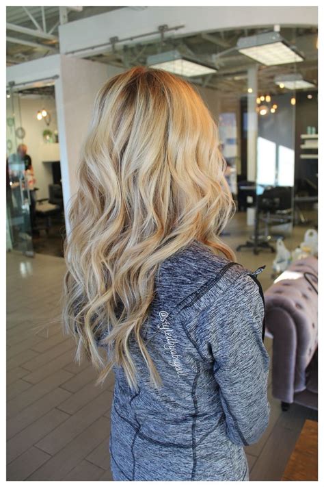 Beautiful Dimensional Blonde Highlights Honey Blonde Natural Beaded