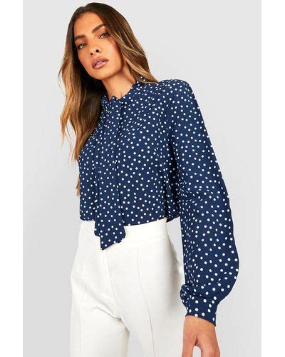 Pussy Bow Blouses For Women Up To Off Lyst