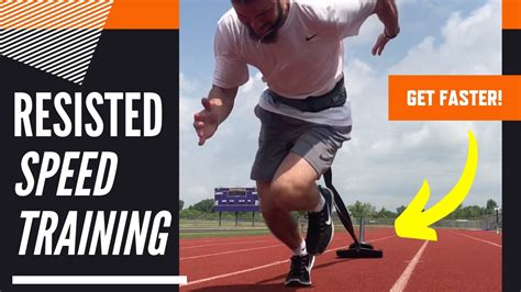 How To Sprint Faster Resisted Speed Training Youtube