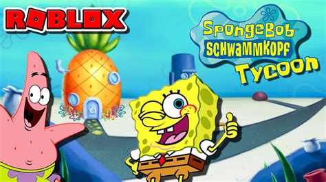 Der Spongebob Schwammkopf Tycoon • Roblox Cartoon Tycoon Youtube