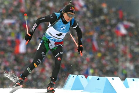 Denise Hermann Wick Holt Medaille Im Biathlon Einzel Italien Aber