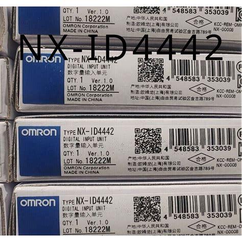 New Omron NX-ID4442 Digital Input Unit Original NXID4442 PLC In Box | eBay