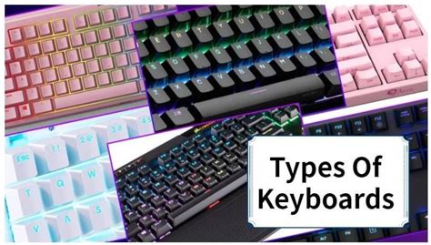 Keyboards Can Be Categorized Into Several Types Based On Their Design