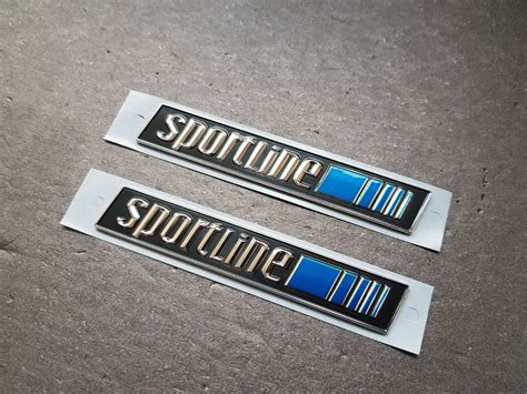 X Mercedes W W Sportline Badge Emblem A Genuine Ebay