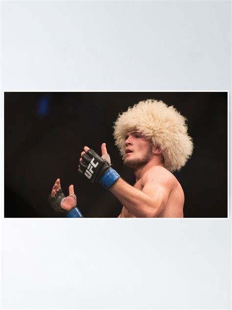 Khabib Nurmagomedov Poster For Sale By Oscarcarmen Redbubble