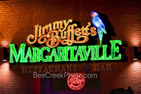 Jimmy Buffett's Margaritaville Neon Sign