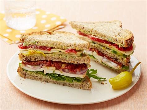 Veggie Lovers Club Sandwich Recipe Food Network Kitchen Food Network