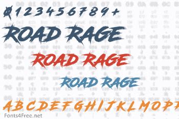 Road Rage Font Download - Fonts4Free