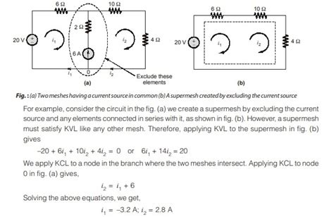 Mesh Analysis - Network Theory | Electronics and Communication Engineering