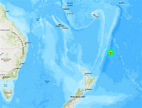 Un Terremoto De Magnitud Sacude Regi N De Las Islas Kermadec En