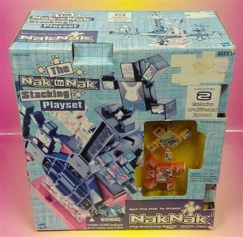 Nak Nak Stacking Playset Battle 2003 Hasbro W 2 Exclusive Graffiti Naks Figures Ebay