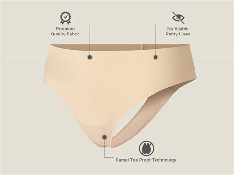 Ovruns Camel Proof Thong High Waist Camel Cover Underwear