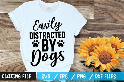 easily distracted  dogs svg  regulrcrative thehungryjpeg