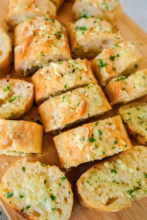 Garlic Bread Baguette Air Fryer And Oven Get On My Plate