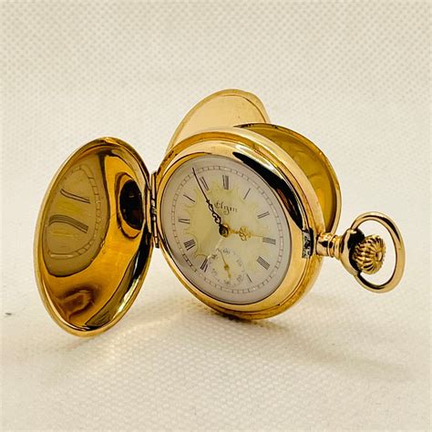 Vintage Pocket Watch Elgin Ladies 0s, Circa 1905. Hand-painted Fancy ...