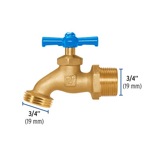 Llave para manguera de latón 180 gr entrada 3 4 Foset Llaves De