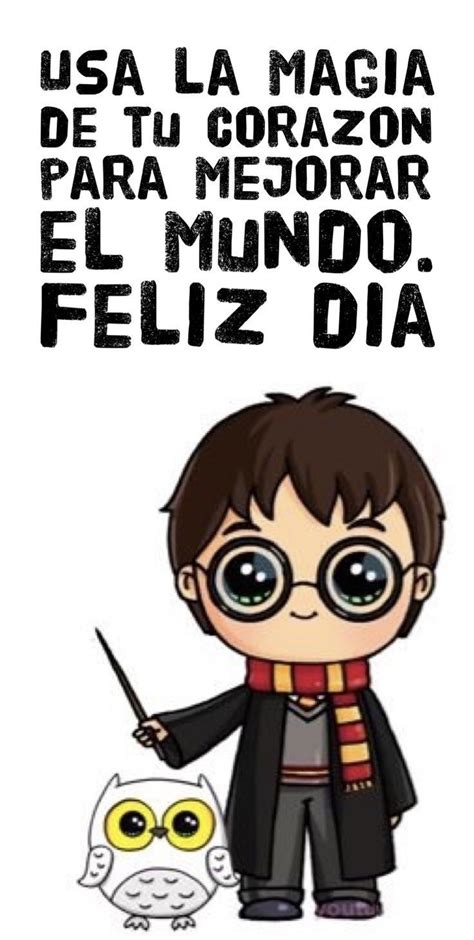 Pin On Buenos Dias Buenas Noches Harry Potter Cartoon Harry Potter