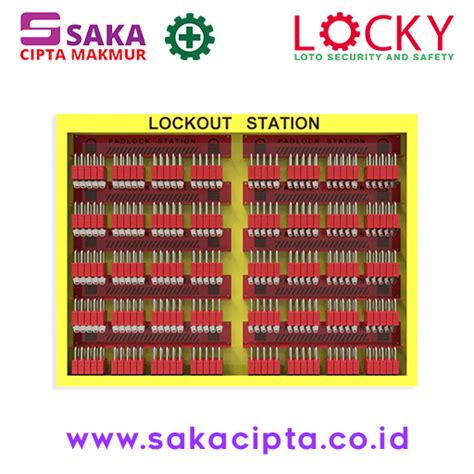 Safety Lockout Padlock Station Pt Saka Cipta Makmur