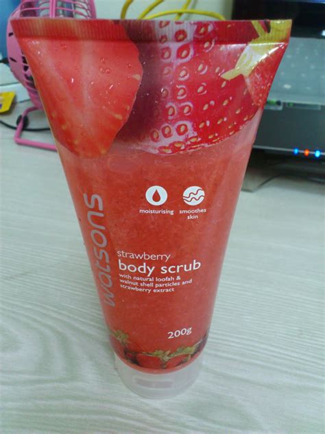 Hugs Are Better Than Kisses Watsons Strawberry Body Scrub