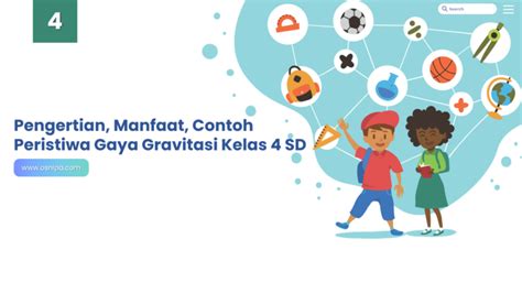 Pengertian Manfaat Contoh Peristiwa Gaya Gravitasi Kelas 4 Sd Osnipa