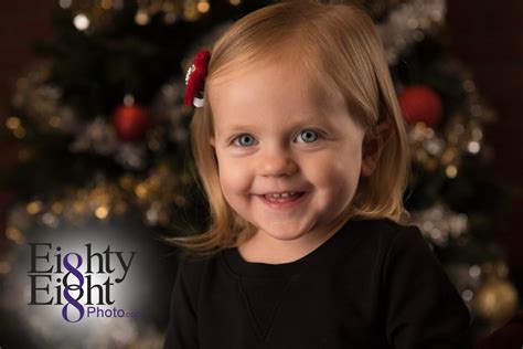 Hannah Christmas & 2 yr. Session | Eighty Eight Photo