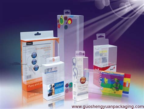 PVC/PET display packaging box with printing