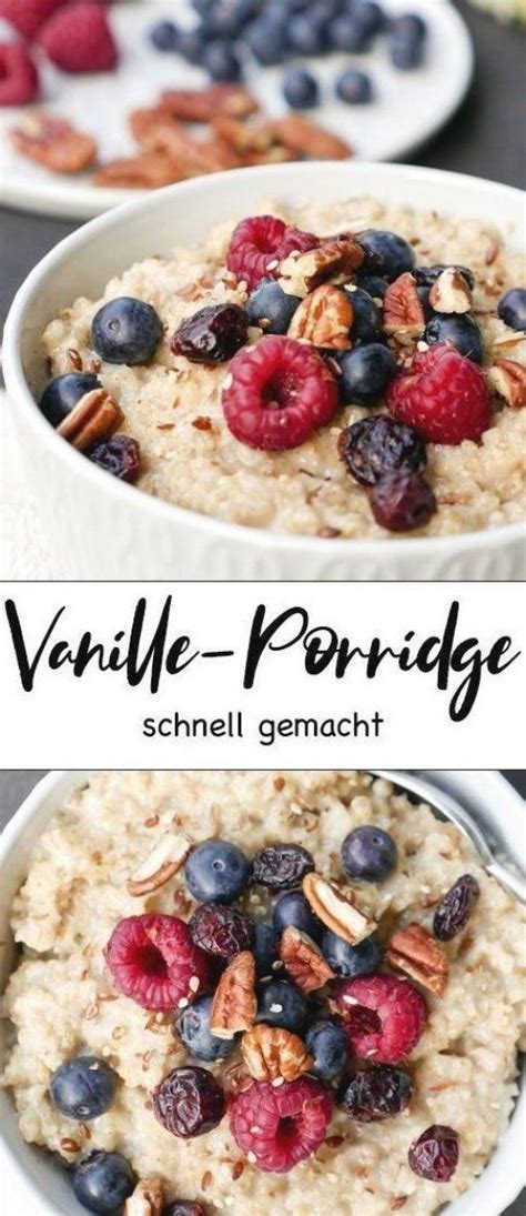 Schnell Gemacht Gesund Und Unfassbar Lecker F R Das Gesunde Vanille