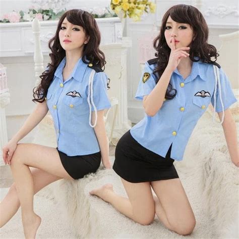 Jual Sexy Lingerie Costume Set Uniform Kostum Cosplay Polisi Shopee