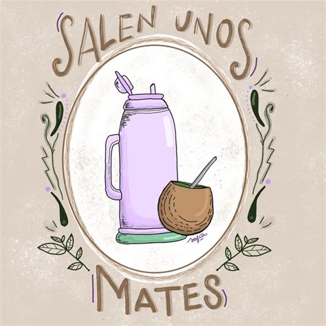 Salen unos mates Mate dibujo Calcomanías personalizadas Ilustraciones